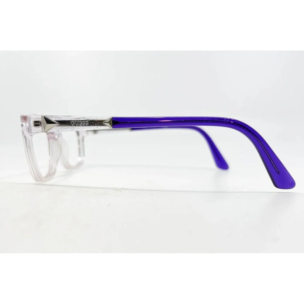 Guess Eyeglass Frames Womens Clear Purple GU2501 078 Rectangular 50-15-135